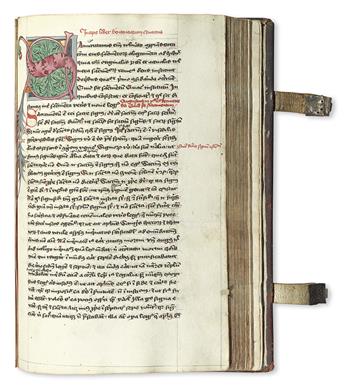 MANUSCRIPT.  Petrus Lombardus. Sententiarum libri IV.  Manuscript in Latin on paper.  Bohemia, 1463